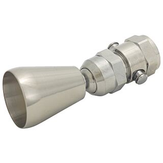 Whedon SaverShower USD2C/DS2C Shower Head with Trickle Valve, 1/2 in Female, Brass, Chrome
