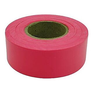 CH Hanson Flagging Tape, PVC, Fluorescent Red