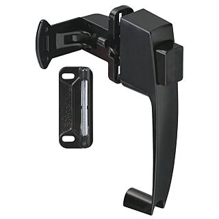 National Hardware V1316 Series N178-350 Pushbutton Latch, Zinc, For Wood/Metal Screen, Storm Doors