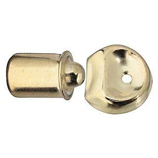 National Hardware V1845 Series N219-055 Bullet Catch, Steel, Brass