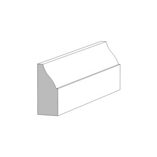 Garden State Lumber (M167) 3/8 in. x 7/8 in. Colonial Stop, Clear Pine