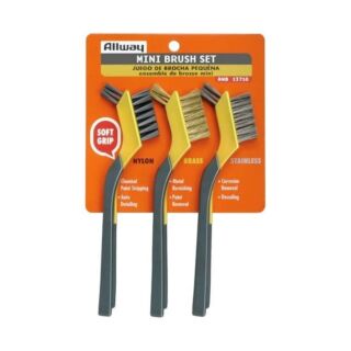 Allway Soft-Grip Mini Brush Set