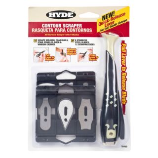 Hyde 6-Blade Contour Soft Grip Scraper Kit