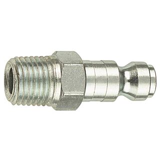 Tru-Flate 12-603 Plug, 1/4 in MNPT, Steel