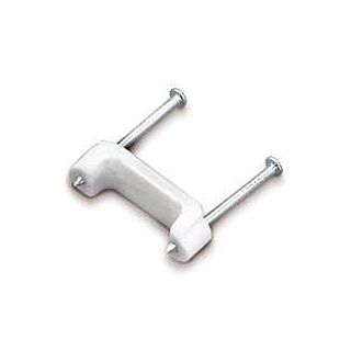 GB PS-75 Insulated Cable Staple, 1-1/4 in L Leg, Plastic/Polyethylene, Pack