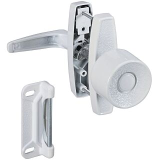 National Hardware V1307 Series N212-993 Knob Latch, Zinc, For Wood/Metal Screen, Storm Doors