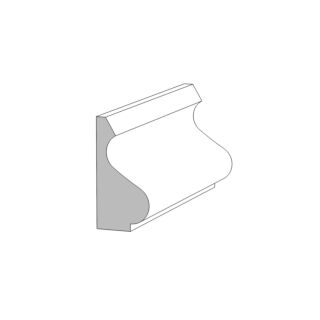 ResinArt 11/16 in. x 1-3/8 in. DuraFlex Base Cap, 12 ft.