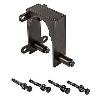 National Hardware N187-100 Sliding Door Bypass Bracket, Steel, Oil-Rubbed Bronze