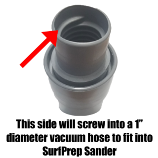 SurfPrep 1-3/4 in. - 1-7/8 in. Vacuum Hose Reducer