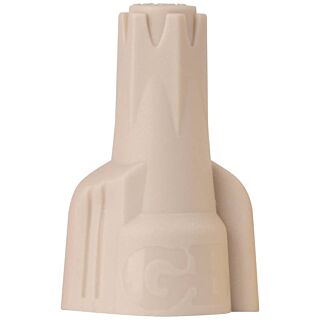 GB Hex-Lok 10-1H1 Wire Connector, 600/1000 V, 8 to 22 AWG, Tan