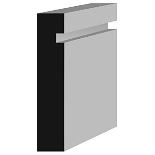 Millwork Design by Oxford AB809FJ, 11/16 in. x 4-1/2 in.Casing,Primed Finger-Jointed Pine Moulding, 16 ft.