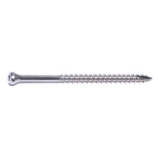 MIDWEST #9 x 3 in. 304 Stainless Steel Coarse Thread Star Drive Trim Head Screws, 20 Count