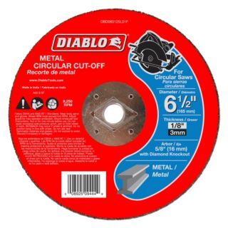 Diablo 6-1/2 Metal Circular Cut Off Disc