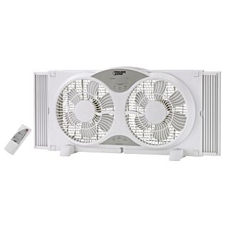 Lasko Twin Window Fan with Remote Control