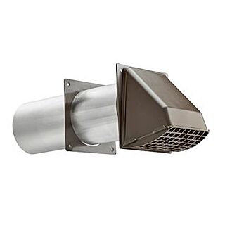 Lambro 209B Preferred Hood Vent, 4 in. Duct, Plastic Hood