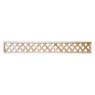 Eastern Fence 1 x 8 Diagonal White Cedar Lattice Topper