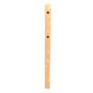 Cedar Diamond Cut Square End Post, 2-Hole