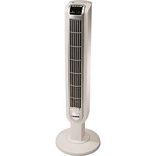 Lasko 2510 Tower Fan, 3-Speed, 211 cfm, 120 V, White