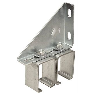 National Hardware N104-786 Adjustable Double Box Rail Bracket, Steel, Galvanized