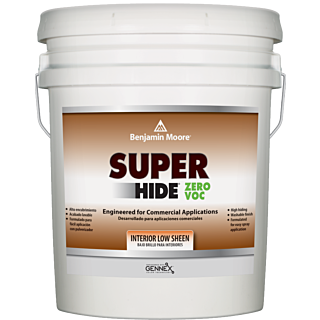 Benjamin Moore Super Hide Zero VOC Interior Paint, Low Sheen