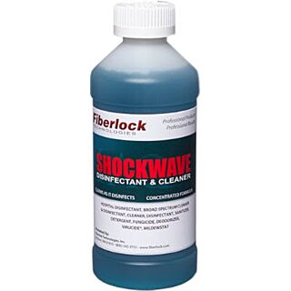 Fiberlock SHOCKWAVE Disenfectant & Cleaner, Concentrate, 10 oz.