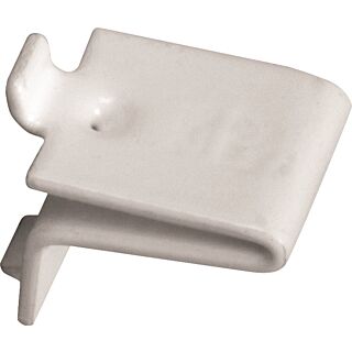 Knape & Vogt 256S WH Adjustable Pilaster Shelf Support Clip, Mortise Mounting, Steel