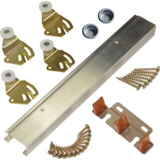 Johnson Hardware 48 in. Bi-pass Door Hardware Kit