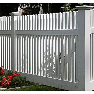 5 x 5 x 7 ft. White Vinyl Corner Post