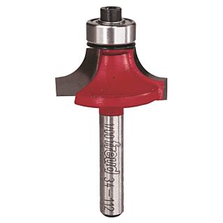 Freud 34-112 Router Bit, 1/4 in Dia Shank, 4-Cutter, Carbide