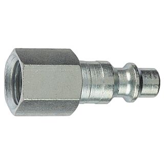 Tru-Flate 12-235 I/M-Style Plug, 1/4 in FNPT, Steel