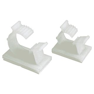 GB GKK-1575 Adjustable, Ratcheting Cable Holder, 3/4 in Dia Max Bundle, Nylon/Plastic, White