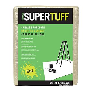 Trimaco SUPERTUFF 6 oz. Canvas Drop Cloth