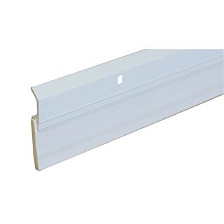 Randall Heavy Duty Vinyl & Aluminum Door Sweep, 3 ft. - White