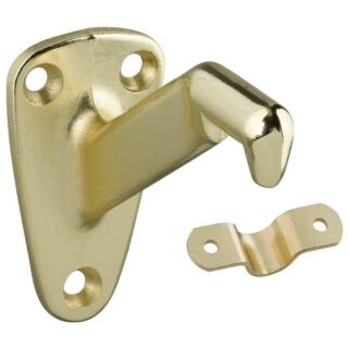 National Hardware N112-888 Handrail Bracket, 250 lb Weight Capacity, Zinc, Brass