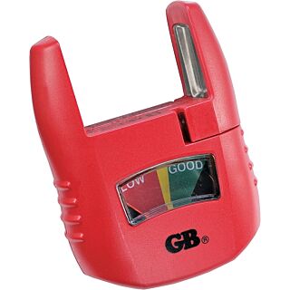 GB GBT-3502 Battery Tester, Analog Display, Red