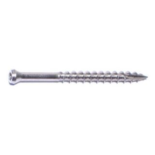MIDWEST #8 x 2 in. 304 Stainless Steel Coarse Thread Star Drive Trim Head Screws, 30 Count