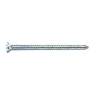 MIDWEST #8 x  3 in. Zinc Plated Steel Phillips Flat Head Sheet Metal Screws, 30 Count