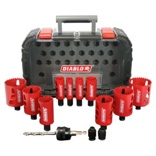 Diablo 14 pc General Purpose Bi-Metal Hole Saw Set