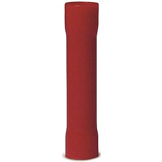GB 10-121 Fully Insulated Butt Splice, 22 to 18 AWG, Vinyl, Red