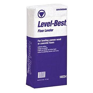 SAVOGRAN Level-Best Floor Leveler, Off-White, 25 lb. Box