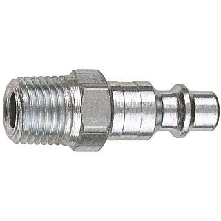 Tru-Flate 12-227 I/M-Style Plug, 3/8 in MNPT, Steel