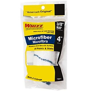 Whizz® 4 in. x 3/8 in. Nap, Microfiber Jumbo Mini Blue Stripe Roller Cover