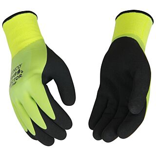 GLOVES HIVIS DBL LATEX WP MED