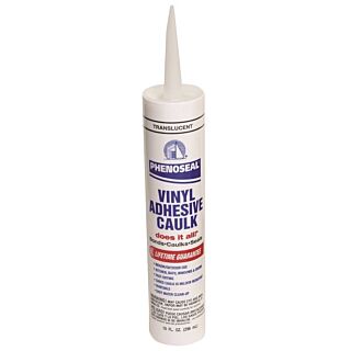 Phenoseal®  Does It All!®  Vinyl Adhesive Caulk, Translucent, 10 fl. oz.