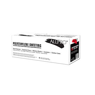 ALLPRO 2-Mil High Density Painter's Plastic, Clear, 10 ft. x 100 ft.