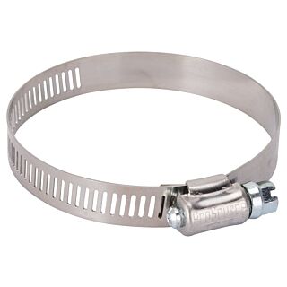Prosource HCRAN40 Interlocked Hose Clamp, #40, Stainless Steel
