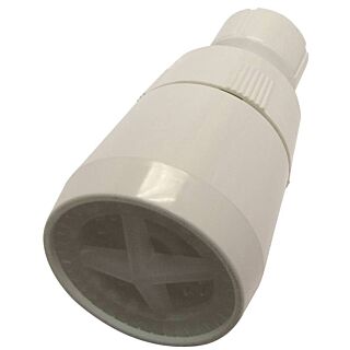 Plumb Pak Economy PP825-15 Shower Head, 1/2 in, Plastic
