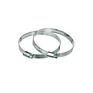 DUNDAS JAFINE MC4ZW Worm Gear Clamp, Galvanized Steel
