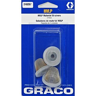 Graco HVLP Cup Strainer, 3 Pack