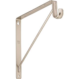 National Hardware S822-093 Shelf/Rod Bracket, 125 lb Weight Capacity